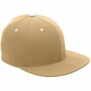 Baseball Caps Pro Performance Contrast Eyelets Cap (ATB101) - Vegas Gold/White - C211UCU0R6R $22.97