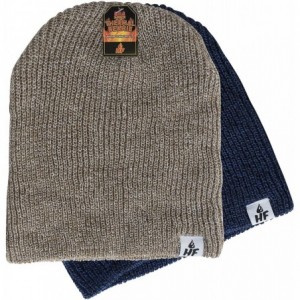Skullies & Beanies Winter Beanies - Warm Knit Men's and Women's Snow Hats/Caps - Unisex Pack/Set of 2 - C818G3SWU0G $29.99