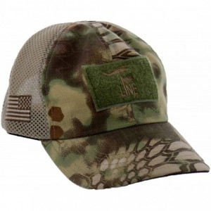 Baseball Caps American Made Mesh Back Hat Drop Line - Kryptek Mandrake - CL18WQCZW6U $57.84