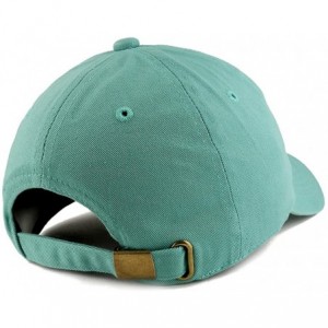 Baseball Caps World's Best Dad Embroidered Low Profile Soft Cotton Dad Hat Cap - Mint - CS18D540EH6 $33.70