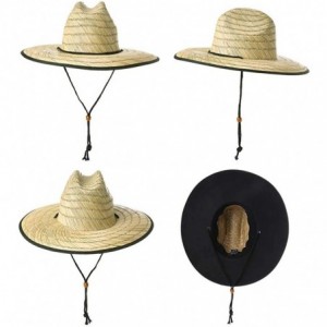 Cowboy Hats Western Style Round Up Cowboy Straw Hat Ladies Fedora Shapeable Brim Beach Hats - 99759_natural - CF18RWZ3AL0 $35.83
