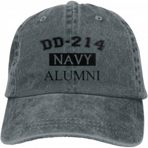 Baseball Caps US Navy Alumni Adjustable Baseball Caps Denim Hats Cowboy Sport Outdoor - Deep Heather - CF18QH7T7IW $23.88