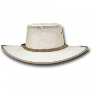 Sun Hats Wide Brim Canvas Cooler Hat - Item 1087 - Cream - CK18LQQ5UWU $86.14