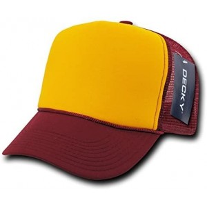 Baseball Caps Ind. Mesh Cap - Cardinal/Gold - C5117KWDLXV $22.62
