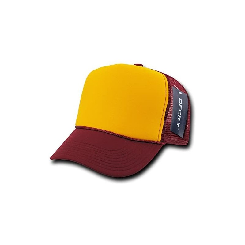 Baseball Caps Ind. Mesh Cap - Cardinal/Gold - C5117KWDLXV $18.76