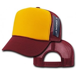 Baseball Caps Ind. Mesh Cap - Cardinal/Gold - C5117KWDLXV $18.76