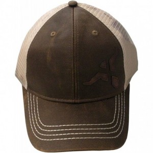 Baseball Caps Brown/Tan Bull Horn Adjustable Snapback Hat - CY18LHIL540 $39.64