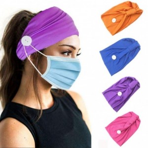Headbands Headband Knotted Hairband Facemask - C1198N0RE3D $37.40