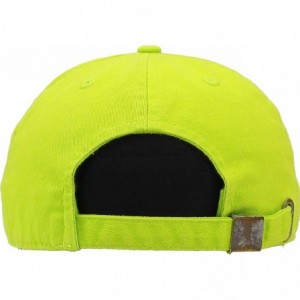 Baseball Caps Puerto Rico Snapback Hats Vintage Hats - Vintage Neon Lime - C418WUS45C8 $40.85