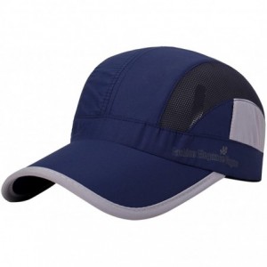 Baseball Caps Unisex Summer Running Cap Quick Dry Mesh Outdoor Sun Hat Stripes Lightweight Breathable Soft Sports Cap - CZ18D...