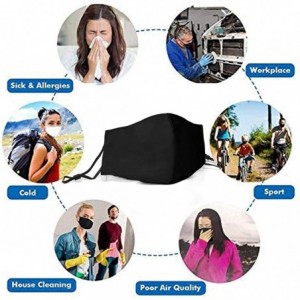 Balaclavas Anti Pollution Dust Mouth Printed Adult Face Cover Muffle with Adjustable Earloop Face Cover for Women Men - CO197...