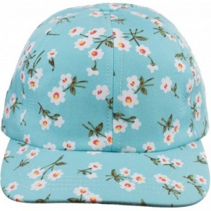 Baseball Caps Floral Print Baseball Cap Adjustable Snapback Six Panel Dad Hat for Women & Men Moldable Brim - Floral 22 - CQ1...
