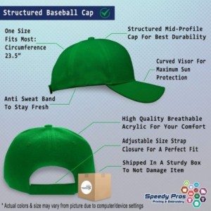 Baseball Caps Baseball Cap Cross Silver Embroidery Acrylic Dad Hats for Men & Women Strap - Kelly Green Design Only - CX12L4F...