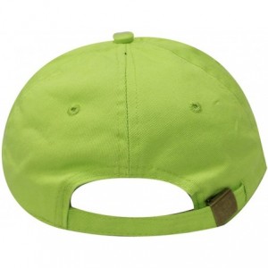 Baseball Caps Beer Small Embroidery Cotton Baseball Cap Multi Colors - Lime - C4183CKMH67 $22.77
