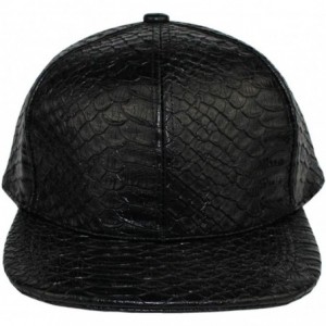 Baseball Caps Xtra Snakeskin Snapback Streetwear Adjustable - Black - CQ18U76C7E3 $20.09