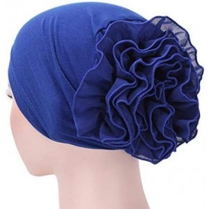 Skullies & Beanies Women Flower Elastic Turban Beanie Wrap Chemo Cap Hat - 3 - CG185R0UUC2 $18.71