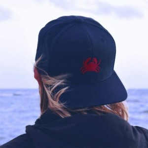 Baseball Caps Custom Baseball Cap Crab Style C Embroidery Acrylic Dad Hats for Men & Women - Brown - CH18SE2S4KW $30.61