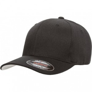 Baseball Caps Men's Wool Blend Hat - Black - CG184EXRT6O $28.40