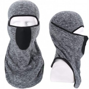 Balaclavas Balaclava-Ski Mask Winter Thicken Outdoor Face Mask Windproof Warmer Hood - 2-pack Gray(thicken) - CE18606THQ0 $33.67