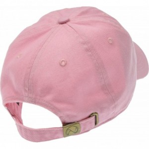 Baseball Caps Solid Cotton Cap Washed Hat Polo Camo Baseball Ball Cap [30 Pink](One Size) - CA1836Y8HQH $19.18