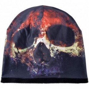 Skullies & Beanies Winter Skull Beanie Men Women Unisex 3D Printed Hip Hop Beanies Hats Cap - Skull1 - C318I7DHSNM $18.39