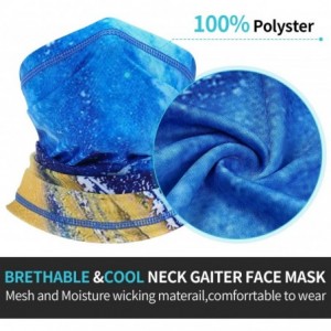 Balaclavas Summer Neck Gaiter Mask- Sun Mask- Face Cover Scarf- Face Bandana for Fishing Cycling Running - A01-014 - CV198DYC...