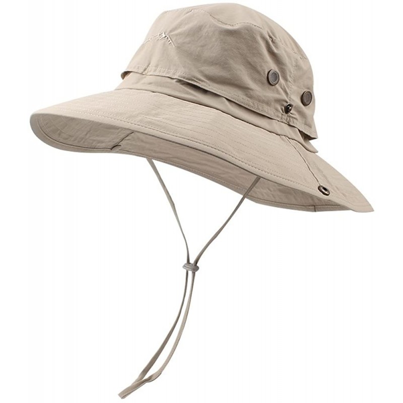 Men Women Outdoor Sun Hat with Wide Brim UPF 50+ Summer Mesh Cap with ...
