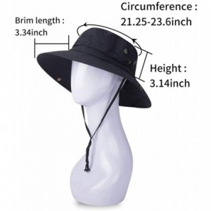 Sun Hats Men Women Outdoor Sun Hat with Wide Brim UPF 50+ Summer Mesh Cap with Flap Cover - A-khaki - CW18ECATONG $18.53