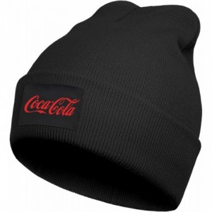 Skullies & Beanies red Cuffed Beanie Knit Hat Skull Beanies Cap Fine Knit for Men Women - Red - CW18A9OWQIW $26.62