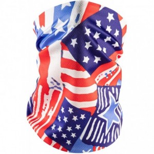 Balaclavas Face Bandanas Neck Gaiters for Men Women Dust Scarf Balaclava Headbands - American Flag - CR199E6NZSL $21.90