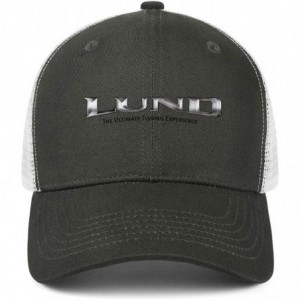 Baseball Caps Stylish Mens Trucker Hat Lund-Logo- Baseball Caps for Women Crazy Cotton Adjustable Unisex Mesh Ball Cap - CZ18...
