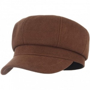Newsboy Caps Women Fashion Newsboy Cap Twill Corduroy Octagonal Beret Visor Gatsby Cabbie Hat Casual Autumn Winter Hats - CW1...
