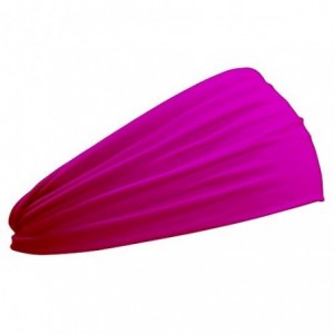 Headbands Ultimate Sports Sweat Wicking Headband (Hot Pink) - Hot Pink - CW18ZCM22OA $18.64