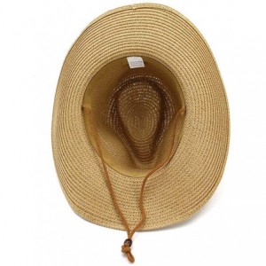 Sun Hats Unisex Sunshade Cap- Summer Outdoor Travel Western Cowboy Hat Casual Solid Mongolian Hat Grassland Visor - C918W6Q22...