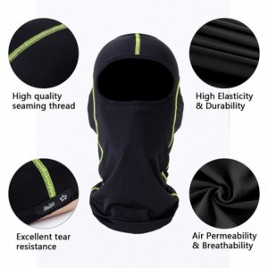 Balaclavas Balaclava Full Face Mask Windproof Sun UV Protection Helmet Liner for Women Men - Black - C218SYYZQEO $30.53