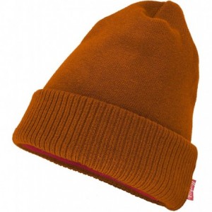 Skullies & Beanies Adult Unisex Cool Cotton Beanie Slouch Skull Cap Long Baggy Winter Hat Warm - Solid - Dark Orange - C618KZ...