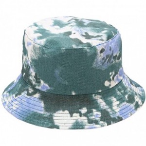 Bucket Hats Reversible Cotton Bucket Hat Multicolored Fisherman Cap Packable Sun Hat - Style 13 - CF197ZMKX09 $25.73