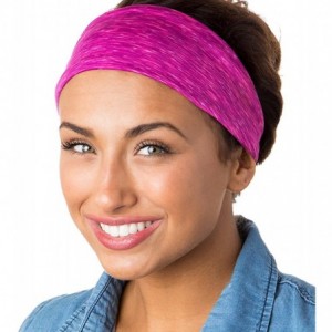 Headbands Adjustable & Stretchy Space Dye Xflex Wide Headbands for Women Girls & Teens - CR18YQIXSGO $45.21