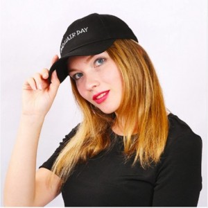 Baseball Caps Custom Baseball Cap for Unique Gifts-Personalized Unisex Street Style Plain Hat with Snapback Hats - Black - CU...