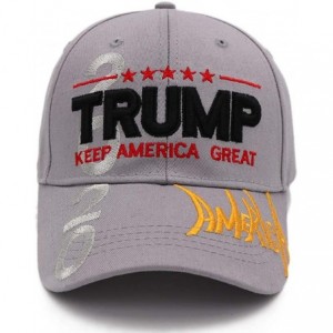 Baseball Caps Donlad Trump MAGA Keep America Great Trump 2020 Hat Camo Baseball Outdoor Cap for Men or Women - Hat-c-grey - C...