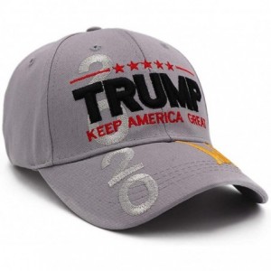 Baseball Caps Donlad Trump MAGA Keep America Great Trump 2020 Hat Camo Baseball Outdoor Cap for Men or Women - Hat-c-grey - C...