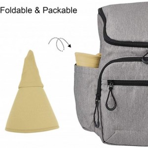 Sun Hats Outdoor Protection Foldable Packable - Khaki - CD19407SRE9 $26.87