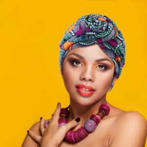 Skullies & Beanies 3 Pieces African Turban for Women Knot Pre-Tied Bonnet Beanie Cap Headwrap - C2195ICWNYZ $30.07