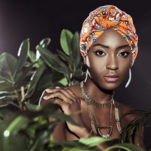 Skullies & Beanies 3 Pieces African Turban for Women Knot Pre-Tied Bonnet Beanie Cap Headwrap - C2195ICWNYZ $30.07