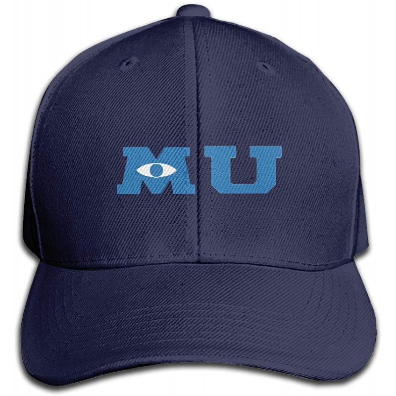 Baseball Caps Monsters University Merchandise Baseball Hat- Adjustable Hat Travel Sunscreen Caps for Man Women - Navy - CB18Y...