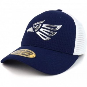 Baseball Caps High Frequency Hecho en Mexico Eagle Fitted Trucker Cap - Navy White - CB18Q3HDLNY $44.40