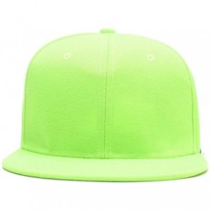 Baseball Caps Snapback Personalized Outdoors Picture Baseball - Fluorescent Green - C718I8ZT6MZ $21.67