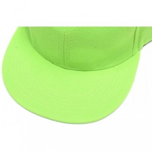 Baseball Caps Snapback Personalized Outdoors Picture Baseball - Fluorescent Green - C718I8ZT6MZ $21.67