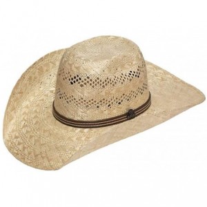 Cowboy Hats Sisal Punchy Hat - Natural - C517YQE8ET7 $107.24