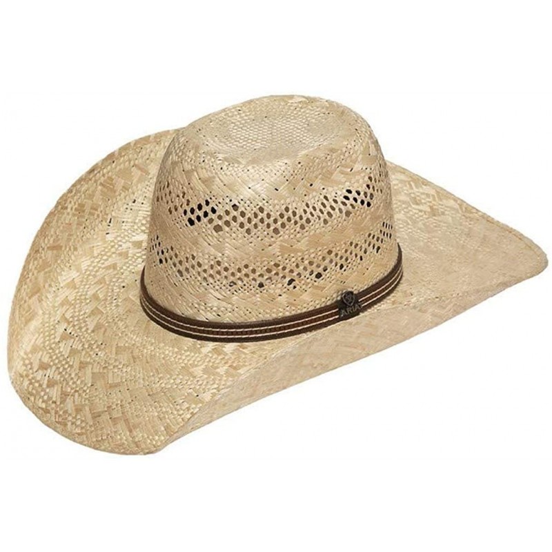 Cowboy Hats Sisal Punchy Hat - Natural - C517YQE8ET7 $94.48